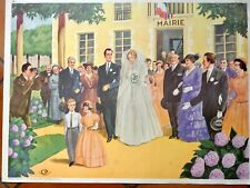 Ancienne affiche scolaire d'occasion  Barbezieux-Saint-Hilaire