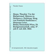 Heuss theodor bücherwand gebraucht kaufen  Grasellenbach