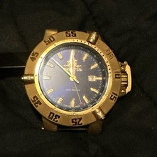 Invicta Subaqua Noma iii relógio de quartzo suíço, azul/dourado, embalagem original comprar usado  Enviando para Brazil