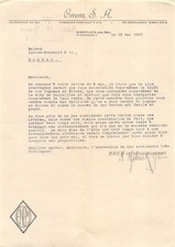 1933 ENEM S A A BIRSFELDEN - M. FOUCAULD A COGNAC comprar usado  Enviando para Brazil