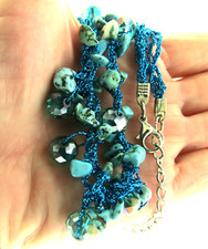 Turquoise crystal bead for sale  New York