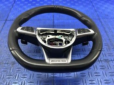 Volante esportivo 2015-2018 MERCEDES C63 AMG COURO PRETO 2054602403 FABRICANTE DE EQUIPAMENTO ORIGINAL, usado comprar usado  Enviando para Brazil