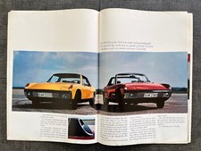 VW-PORSCHE 914 y 914/6 2.0, primer folleto, 10/1969, 28 páginas, alemán, ¡RARO!! segunda mano  Embacar hacia Mexico