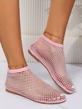 Usado, Sandália feminina 35-43 confortável malha brilhante sapatos ocos chinelo verão comprar usado  Enviando para Brazil
