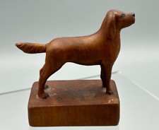 carved wooden dog for sale  Minneapolis