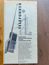 Telefunken 100 funksprecher gebraucht kaufen  Aßlar