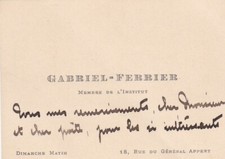 Gabriel ferrier peintre d'occasion  Angers-