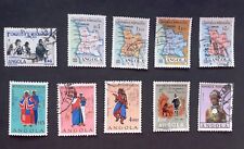 Portugiesisch Angola 1950s Landkarte, Trachten etc comprar usado  Enviando para Brazil