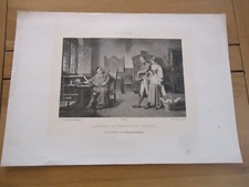 Gravure 40x30 lithographie d'occasion  Einville-au-Jard