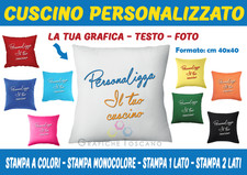Cuscino cuscini personalizzato usato  Pontelandolfo