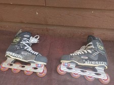 Patins de hóquei de rua vintage Mission Inline 12 D PROTO VSX 5.5 RIGIDEZ comprar usado Patins de hóquei de rua vintage Mission Inline 12 D PROTO VSX 5.5 RIGIDEZ comprar usado  Enviando para Brazil