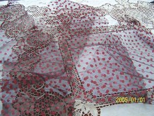Ancienne voilette à chapeaux des années 1930 à petits pois rouge. Réf n°6 comprar usado  Enviando para Brazil