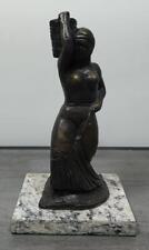 ESCULTURA DE BRONZE MANOLO HUGUE " MUJER CAMINO A LAVAR" ASSINADA E NUMERADA comprar usado  Enviando para Brazil