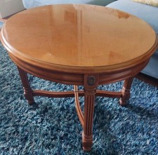 Oval wooden coffee for sale  LIVERPOOL