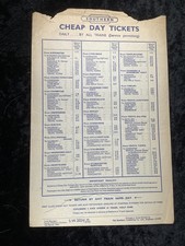 1963 railway handbill for sale 1963 railway handbill for sale  PETERBOROUGH
