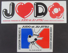 Lot autocollants judo d'occasion  France