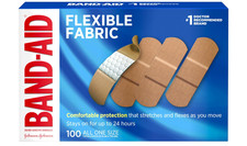 Bandagem adesiva de tecido flexível estéril marca Band-Aid tamanho único 100 ct comprar usado  Enviando para Brazil