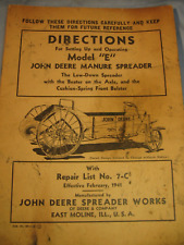 Vtg 1941 directions for sale  Newton