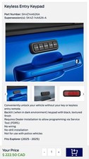 Genuine ford keyless for sale  Phillipsburg