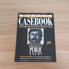Murder casebook. issue for sale  COLERAINE