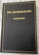 Geheimlehre indexband helena gebraucht kaufen  Duisburg