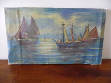 Tableau ancien voiliers d'occasion  Istres
