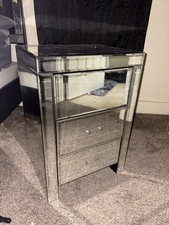 Chevron drawer silver for sale  Muskegon