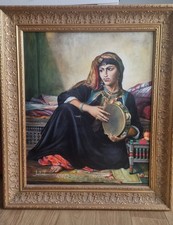 Tableau orientaliste huile d'occasion Tableau orientaliste huile d'occasion  Garéoult