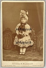 Cabinet card girl for sale  CHESTERFIELD