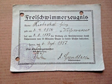 Dokument freischwimmerzeugnis  gebraucht kaufen  Erfurt