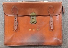 Vintage leather bag for sale  BINGLEY