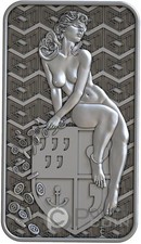 Barra de plata fundida Fortuna 2025 2 OZ segunda mano  Embacar hacia Mexico
