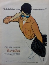 Publicité chemise noveltex d'occasion  Montluçon