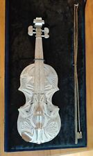 Beautiful silver violin for sale  MINEHEAD