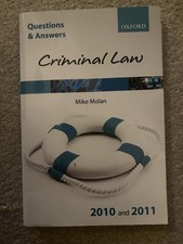 Criminal law books for sale  LONDON