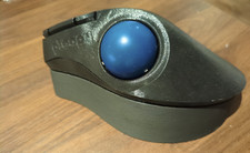 Ploopy Thumb Trackball programável USB-C wedge preto/azul com peças extras de reparo, usado comprar usado  Enviando para Brazil
