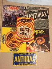 Anthrax Statements Of Euphoria State License Plate Madhouse Live Double LP, usado comprar usado  Enviando para Brazil