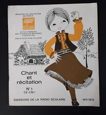 Chants récitations cm1 d'occasion  Mimizan