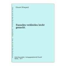 Fassaden verkleiden leicht gebraucht kaufen  Grasellenbach
