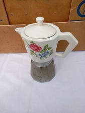 Caffettiera vintage ceramica usato  Melegnano