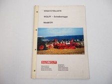Wolff scheibenegge ersatzteill gebraucht kaufen  Merseburg