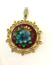 Pendentif filigrane émail d'occasion  Cernay