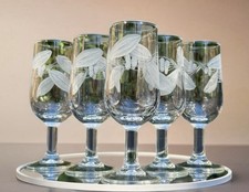 Vintage etched liqueur for sale  SLOUGH
