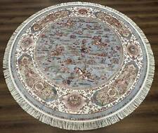 Round silk rug for sale  USA