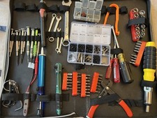Enorme kit de reparo eletrônico e ferramentas de precisão vintage bits, chaves, drivers, mais comprar usado  Enviando para Brazil
