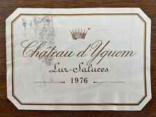 étiquette château yquem d'occasion  Toul