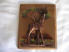 Vintage copper carved for sale  STOCKPORT