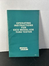 Operating instructions manual for sale  Macclenny