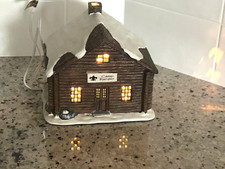 Boy Scouts Lighted Ranger Cabin Christmas Scouting Village BSA 2012 Na Caixa comprar usado  Enviando para Brazil