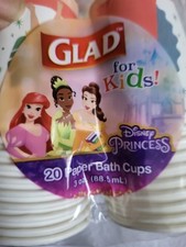 Disney Princesa Glad Copos Dixie Tiana Ariel Moana Jogo de Banheiro Festa 3oz 40ct, usado comprar usado  Enviando para Brazil